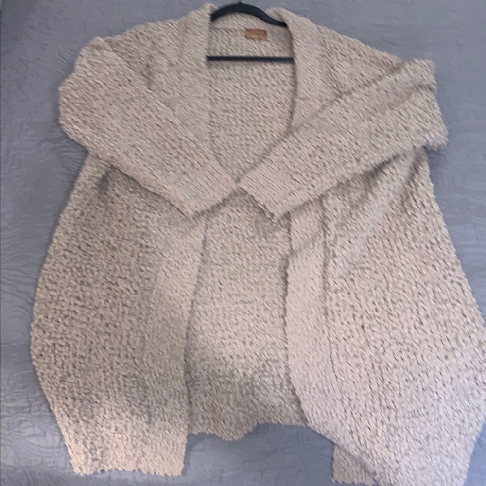 Tan POL cardigan